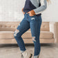 Center of Attention Distressed Jeans